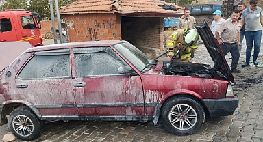 Havran'da Araç Yangını: İtfaiye Ekipleri Zamanında Müdahale Etti