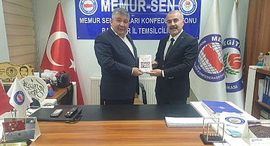 İl Milli Eğitim Müdürü Murat Demir'den Memur-Sen Balıkesir İl Başkanı Ercan Kurter'e Ziyaret