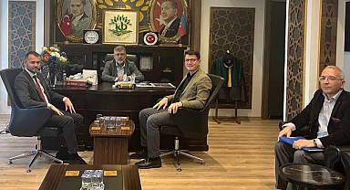 Kepsut Belediyesi'nde Vakıflar Bölge Müdür Yardımcısı Ziyareti