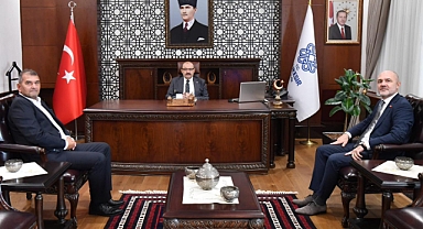 Marmara Belediye Başkanı Aydın Dinçer’den Vali İsmail Ustaoğlu’na Ziyaret