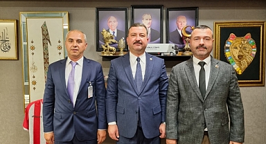 Milliyetçi Hareket Partisi Balıkesir Milletvekili Yüksel Ankara’da Abdullah Sarbay’ı Ağırladı