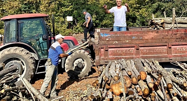 Orman Köylüsüne Kış Desteği: Kartalkaya'da Yakacak Dağıtımı Başladı