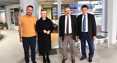 Vali İsmail Ustaoğlu, Balıkesir Berberler ve Kuaförler Esnaf ve Sanatkârlar Odası’nda İncelemelerde Bulundu