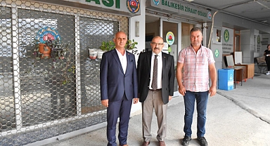 Vali İsmail Ustaoğlu’ndan Balıkesir Ziraat Odası’na Ziyaret