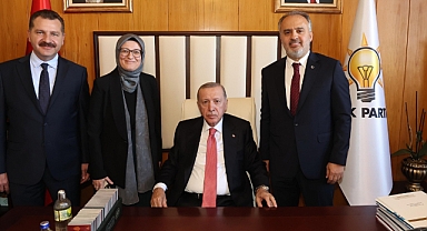 Yücel Yılmaz’dan Cumhurbaşkanı Erdoğan’a Ziyaret