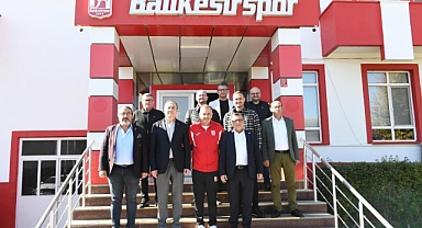 Altıeylül Belediye Başkanı Hakan Şehirli’den Balıkesirspor’a Destek Ziyareti