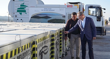 Ayvalık’ın Cadde ve Sokaklarına 500 Yeni Konteyner     