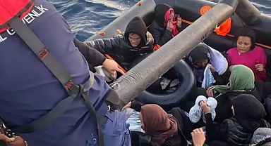 Ayvalık’ta Ormanlık Alanda 18 Düzensiz Göçmen Yakalandı