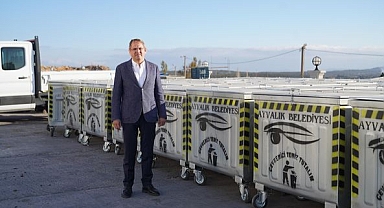 Ayvalık’ta Temizlik Seferberliği: Yeni 500 Çöp Konteyneri Caddelerde Yerini Alıyor