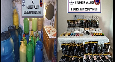 Balıkesir’de Kaçakçılık Operasyonu: Sahte Gıda ve Tütün Ürünleri Ele Geçirildi