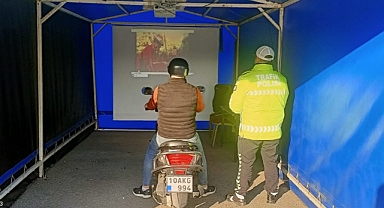 Balıkesir'de Yaşam Tünelinde Trafik Bilinci Eğitimi