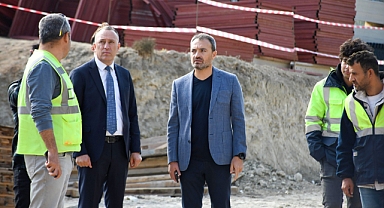 Balıkesir Gençlik ve Spor İl Müdürlüğü’nden 1500 Kişilik Öğrenci Yurdu İnşaatına Ziyaret