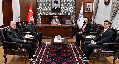 Balıkesir Gümrük İl Müdürü Sedat Çiv’den Vali İsmail Ustaoğlu’na Ziyaret