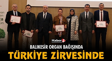 Balıkesir Organ Bağışında Türkiye Zirvesinde