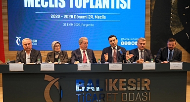 Balıkesir Ticaret Odası Ekim Ayı Meclis Toplantısında Önemli İsimler Bir Araya Geldi