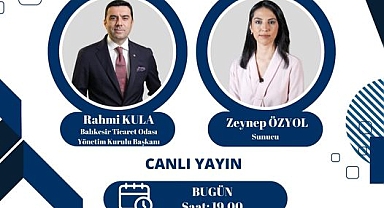 Balıkesir Ticaret Odası Yönetim Kurulu Başkanı Rahmi Kula, Bloomberg HT’de Canlı Yayında