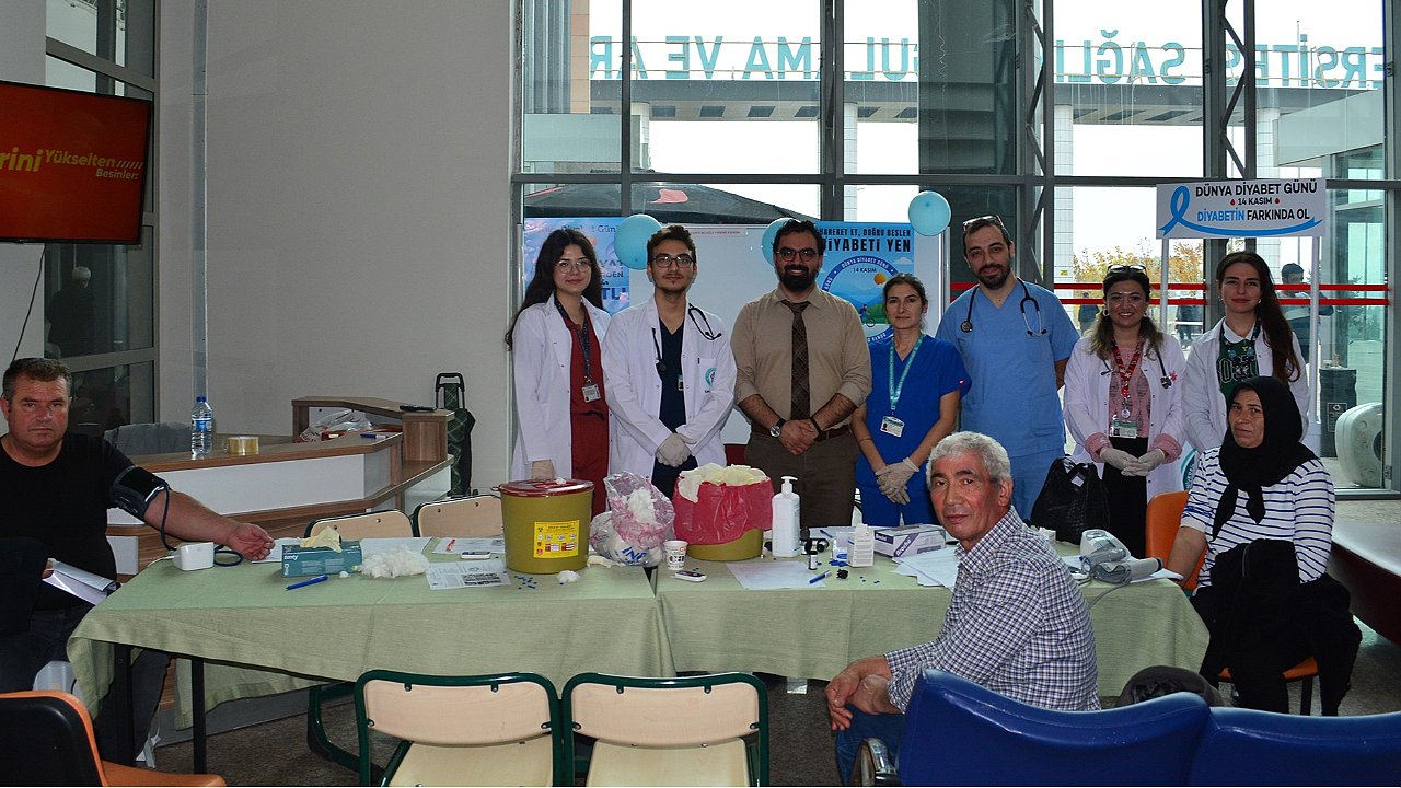 Balıkesir Üniversitesi Hastanesi'nde Diyabet Farkındalığı Etkinliği