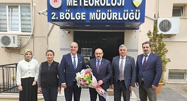 Balıkesir Valisi İsmail Ustaoğlu, İzmir Meteoroloji 2. Bölge Müdürlüğü’nü Ziyaret Etti