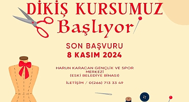 Bandırma Belediyesi’nden Dikiş Kursu İmkanı