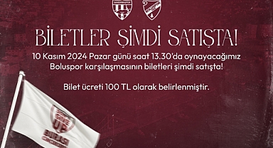 Bandırmaspor-Boluspor Maçının Biletleri Satışta!