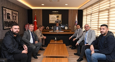 Başkan Hakan Şehirli, Balser Taşıyıcılar Kooperatifi Başkanı ve Yönetimini Ağırladı