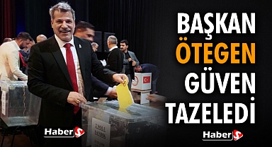 Başkan Ötegen Güven Tazeledi 
