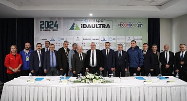 Edremit Belediye Başkanı Mehmet Ertaş, İda Ultra Maratonu Öncesi Basın Toplantısına Katıldı