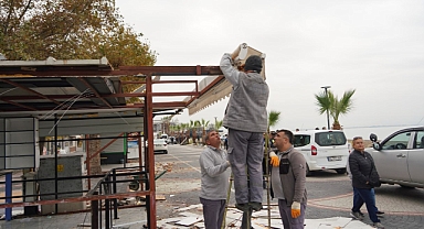 Edremit Belediyesi’nden Akçay Kordon’da Temizlik ve Düzenleme Operasyonu
