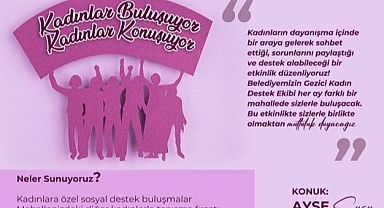 Edremit Belediyesi’nden Kadınlara Özel Destek Programı: İlk Buluşma Ayşe Sucu ile Gerçekleşiyor
