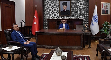 Erdek Kaymakamı Abdullah Atakan Atasoy’dan Vali İsmail Ustaoğlu’na Veda Ziyareti