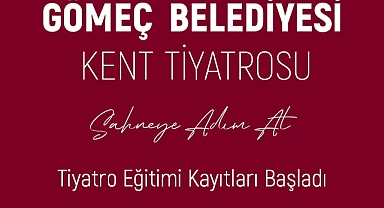 Gömeç Belediyesi Kent Tiyatrosu Eğitim Kayıtları Başladı: Sanatla Dolu Bir Kış İçin Başvurular Alınıyor!
