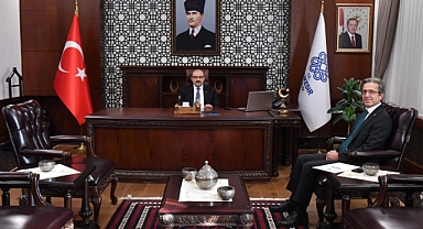 İŞBİR Elektrik Yönetim Kurulu Başkanı Prof. Dr. İbrahim Kılıçarslan’dan Vali İsmail Ustaoğlu’na Nezaket Ziyareti