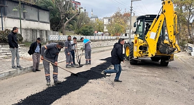 Manyas Belediyesi, Doğalgaz Kazıları Sonrası Yol Asfaltlama Çalışmalarını Hızlandırdı