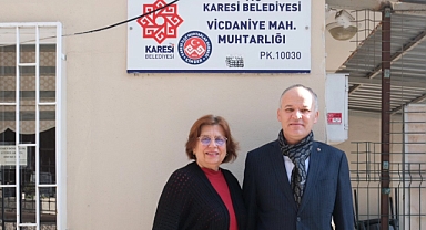 MHP Balıkesir İl Başkanı Niyazi Tunç, Vicdaniye Mahallesi Muhtarını Ziyaret Etti