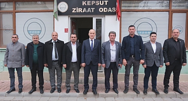 MHP’den Kepsut Çiftçilerine Destek Ziyareti