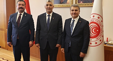 MHP’li Yüksel ve AK Partili Canbey, Bakan Bolat ile Görüştü