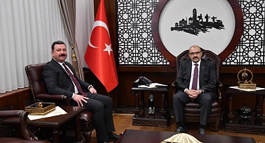 Milletvekili Ekrem Gökay Yüksel’den Vali İsmail Ustaoğlu’na Ziyaret