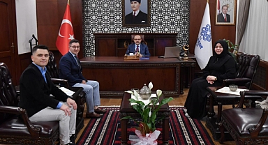 Şehit Uzman Çavuş Okan Dinçer'in Ailesi, Vali İsmail Ustaoğlu'na Ziyaret Gerçekleştirdi