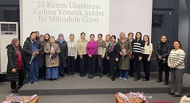 Sındırgı Belediyesi'nden 25 Kasım Kadına Yönelik Şiddetle Mücadele Günü Etkinliği
