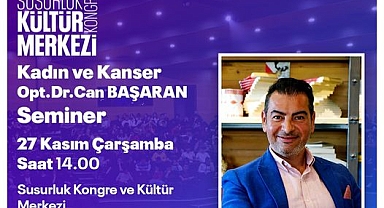 Susurluk Belediyesi, Kadın Sağlığı ve Kanserle Mücadele Semineri Düzenliyor