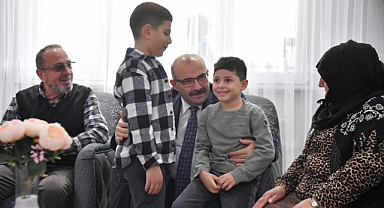 Vali İsmail Ustaoğlu’ndan Şehit Soner Fazlıoğlu’nun Ailesine Vefa Ziyareti