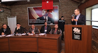 Ahmet Akın ve Mehmet Ertaş’tan Edremit Tariş Fabrikası’na Ziyaret: Zeytincilik Sektörüne Yakın İlgi