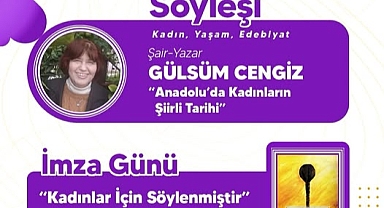 Ayvalık Belediyesi’nden Edebiyat ve Kadın Temalı Söyleşi