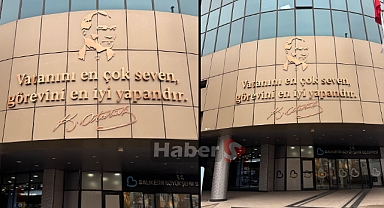 Balıkesir Büyükşehir Belediyesi Girişi Yenilendi: 'Vatanını En Çok Seven, Görevini En İyi Yapandır' 