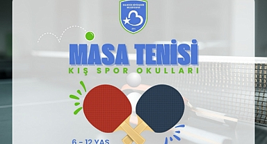 Balıkesir Büyükşehir Belediyespor Kış Spor Okulları’na Masa Tenisi Eğitimi Dahil Edildi