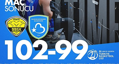 Balıkesir Büyükşehir Belediyespor, Konya BBSK'ya 102-99 Yenildi: Alonzo Verge'den 32 Sayılık Performans