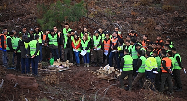 Balıkesir’de Fidan Dikim Tatbikatları