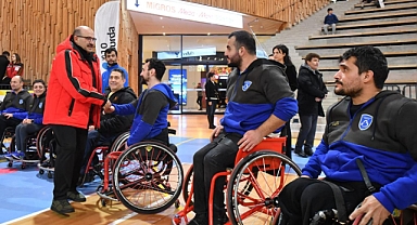 Balıkesir'de Tekerlekli Sandalye Basketbolu ile Dostluk ve Dayanışma Mesajı Verildi