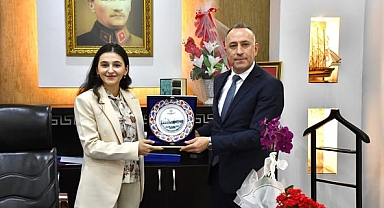 Balıkesir Gençlik ve Spor İl Müdürü Adem Özalp, Balya Kaymakamı Zeynep Demir’i Ziyaret Etti