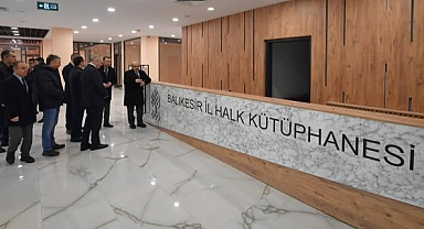 Balıkesir İl Halk Kütüphanesi İnşaatı Devam Ediyor: Vali İsmail Ustaoğlu’ndan İnceleme